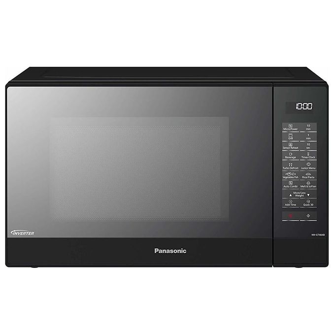 foto del prodotto panasonic nn gt46kbsug forno a microonde combinato con grill tecnologia inverter capacita 31 litri 1000 w nero
