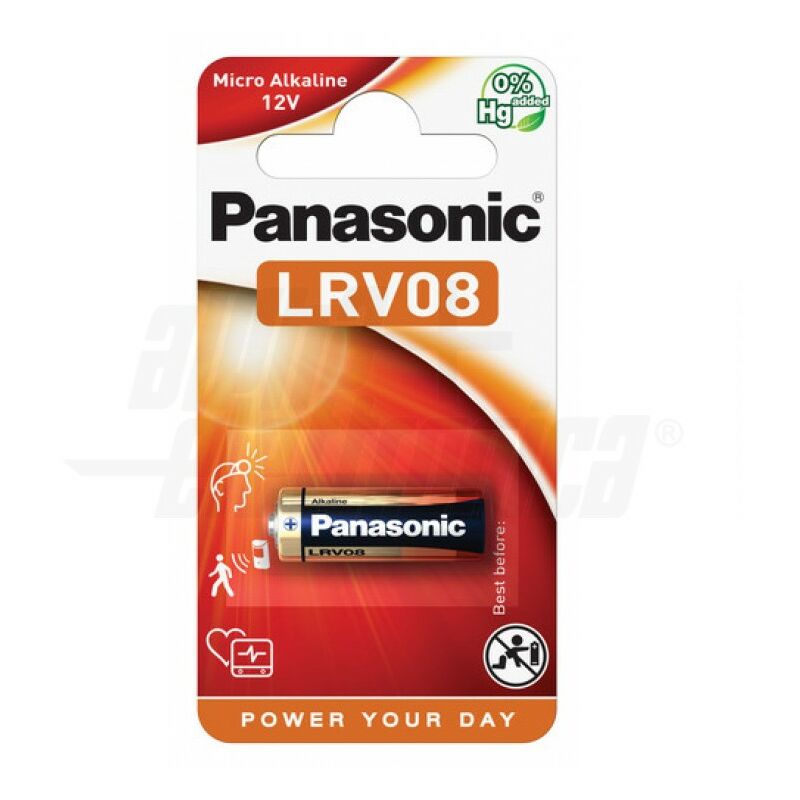 foto del prodotto panasonic pila alcalina alta tensione lrv08 12v