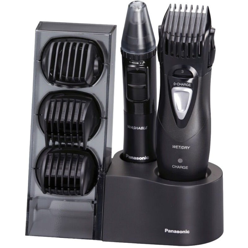 foto del prodotto panasonic regolabarba er-gy10cm504 wet &amp; dry ricaricabile 4 pettini nero