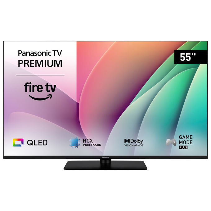 foto del prodotto panasonic smart tv 55 4k qled fire tv nero televisore ultra hd wi fi bluetooth