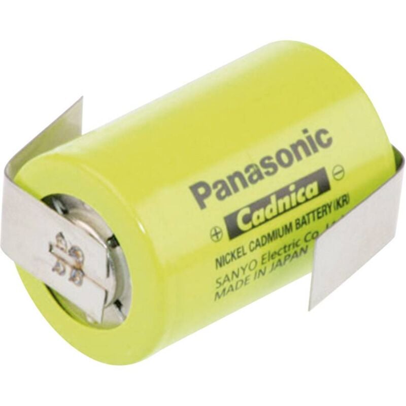 foto del prodotto panasonic sub c zlf batteria ricaricabile speciale 4 5 sub c linguette a saldare a z nicd 1.2 v 1200 mah