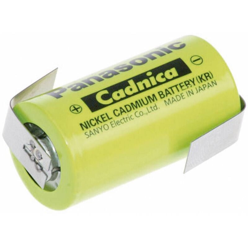 foto del prodotto panasonic sub c zlf batteria ricaricabile speciale sub c linguette a saldare a z nicd 1.2 v 1800 mah