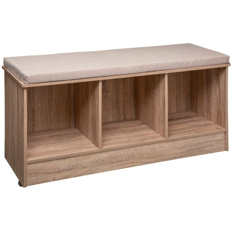 foto del prodotto panca a 3 posti mix n modul effetto rovere naturale 5five