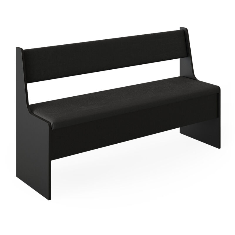 foto del prodotto panca ad angolo roman, nero, 136.6 x 41.5 cm vicco