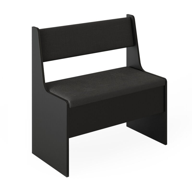 foto del prodotto panca ad angolo roman, nero, 76.6 x 41.5 cm vicco