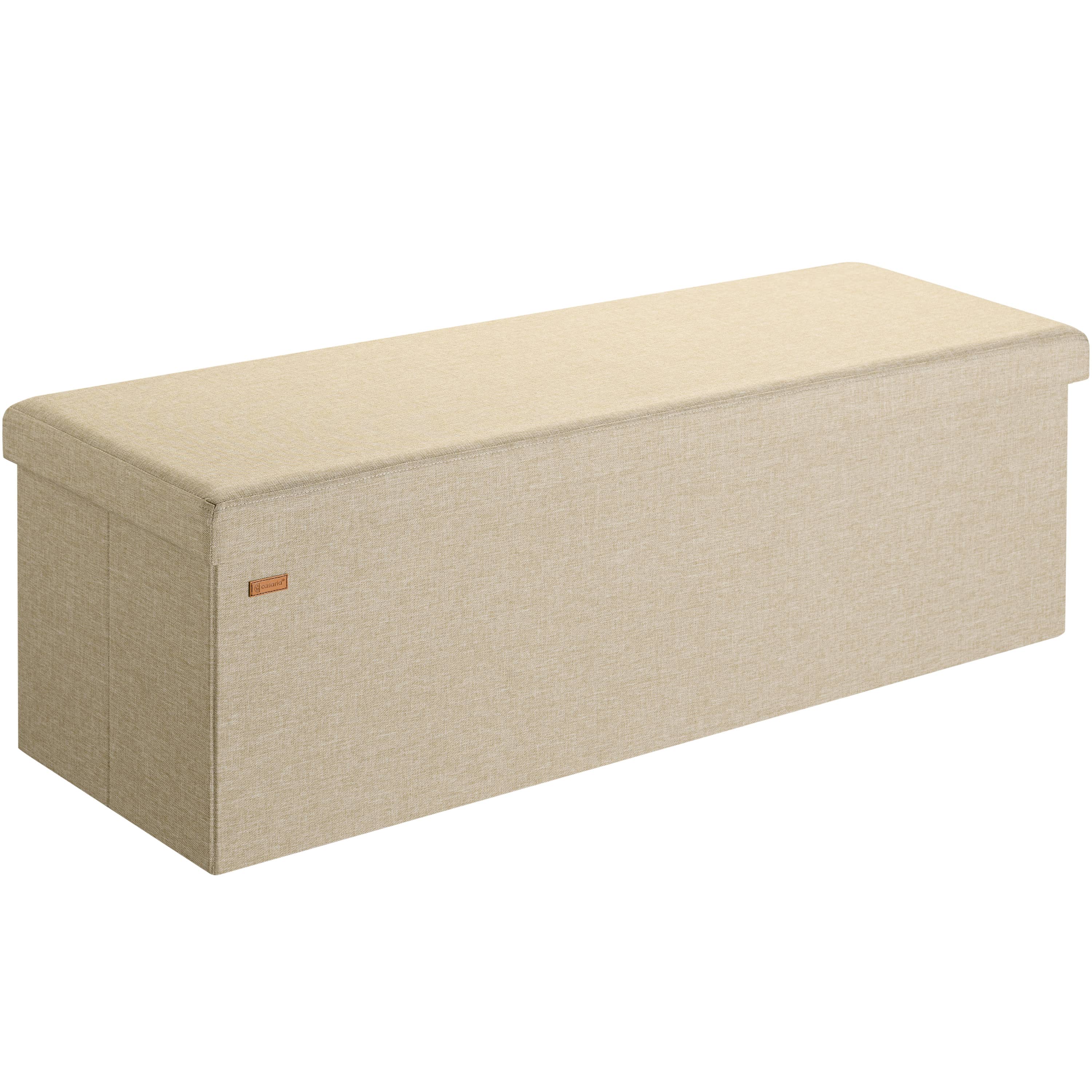 foto del prodotto panca beige 115x38x38cm mdf pieghevole