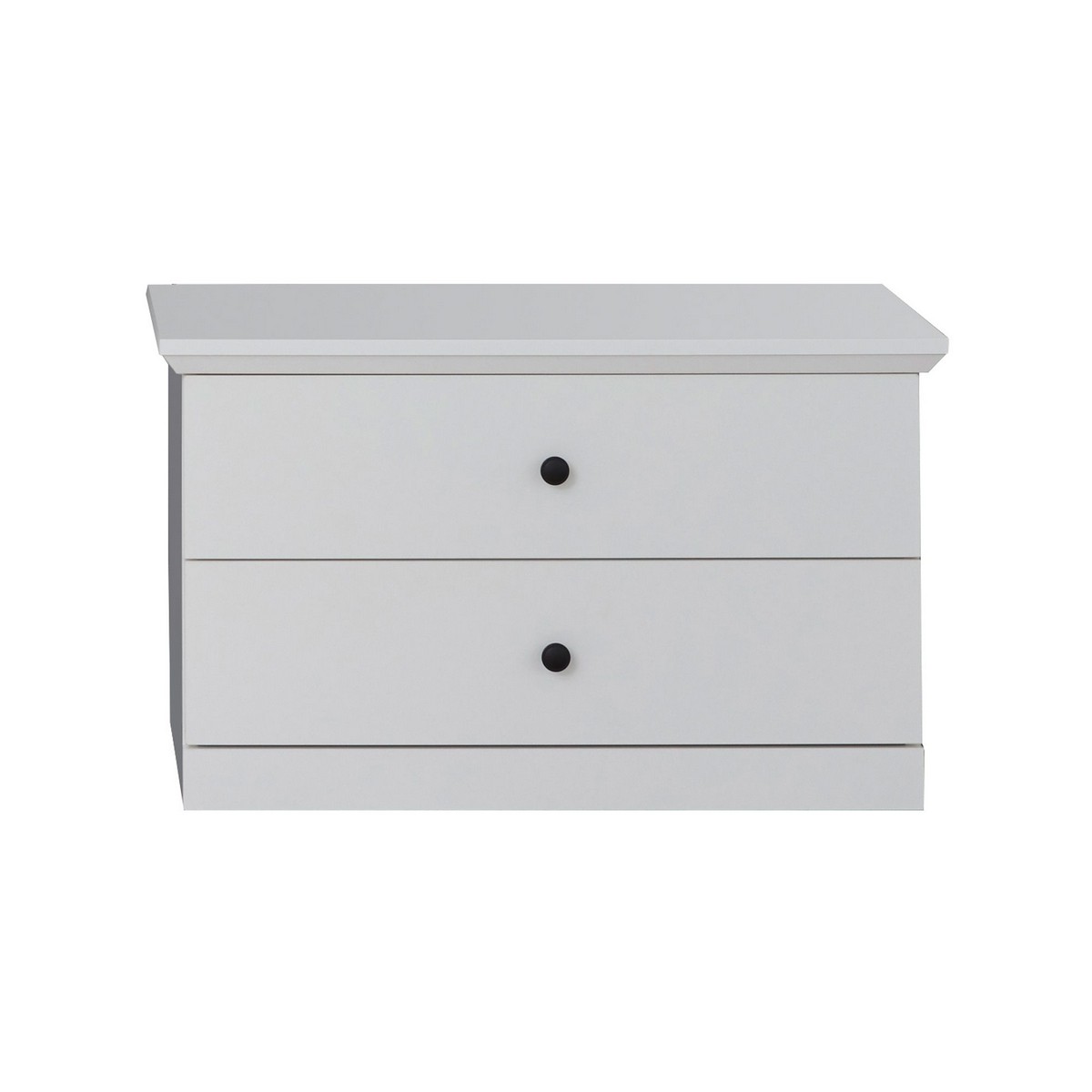 foto del prodotto panca con portaoggetti brandson, bianco, truciolare melaminico, 81x49x41 cm, epikasa