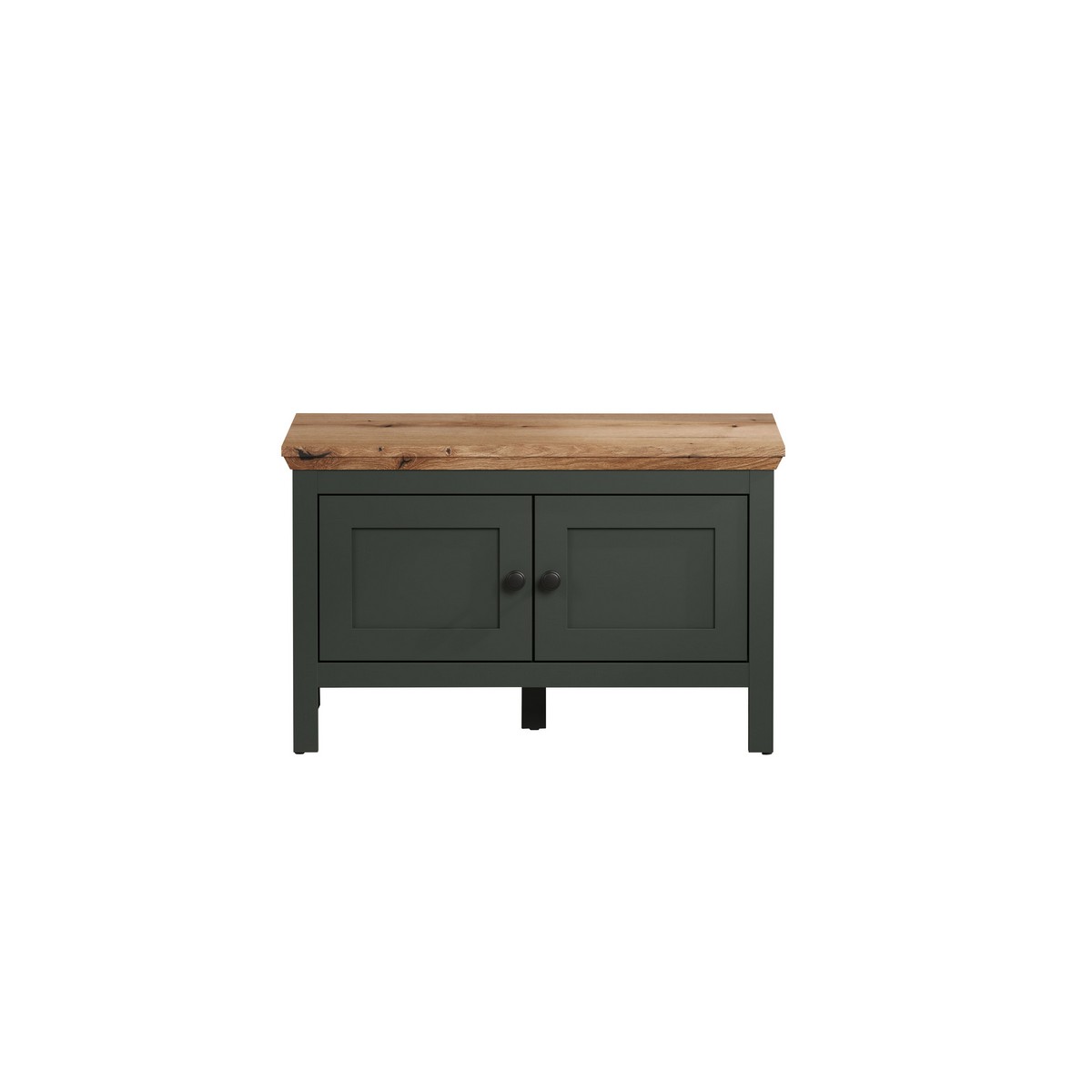 foto del prodotto panca con portaoggetti stanton, verde, mdf, 77x48x39 cm, epikasa