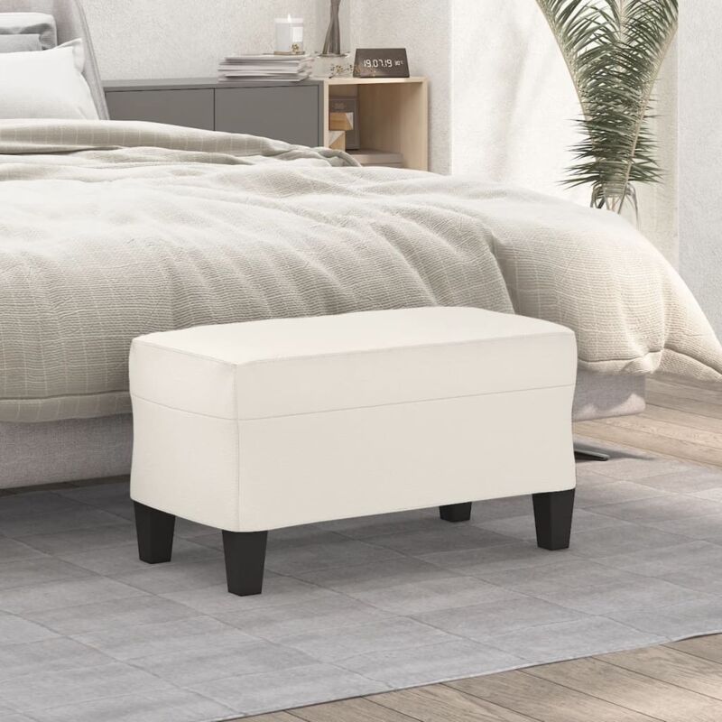 foto del prodotto panca crema 70x35x41 cm in similpelle vidaxl