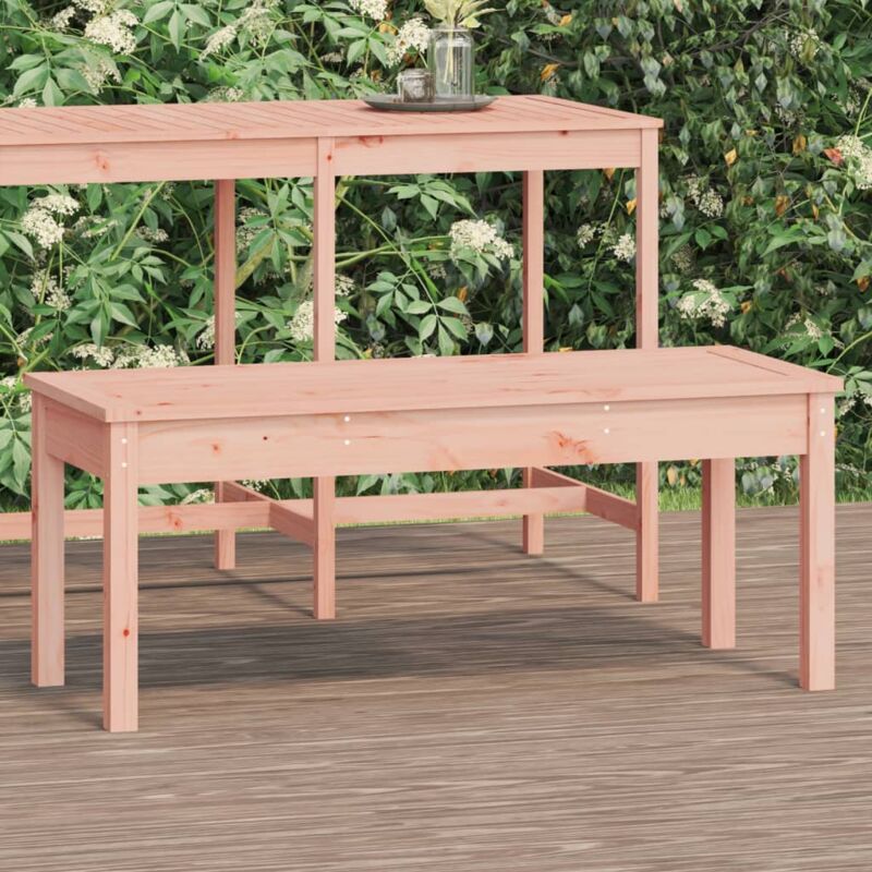 foto del prodotto panca da giardino 109x44x45 cm in legno massello di douglas vidaxl