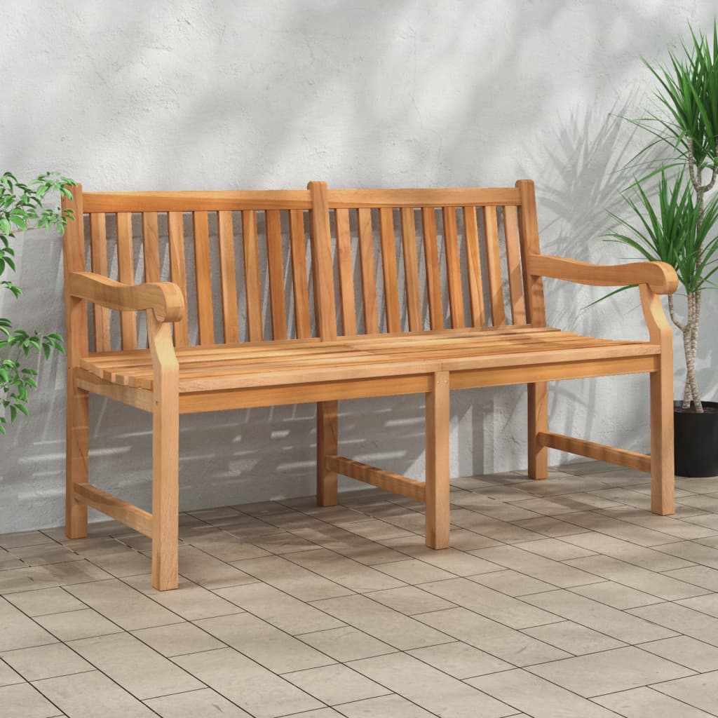 foto del prodotto panca da giardino 150 cm in legno massello di teak