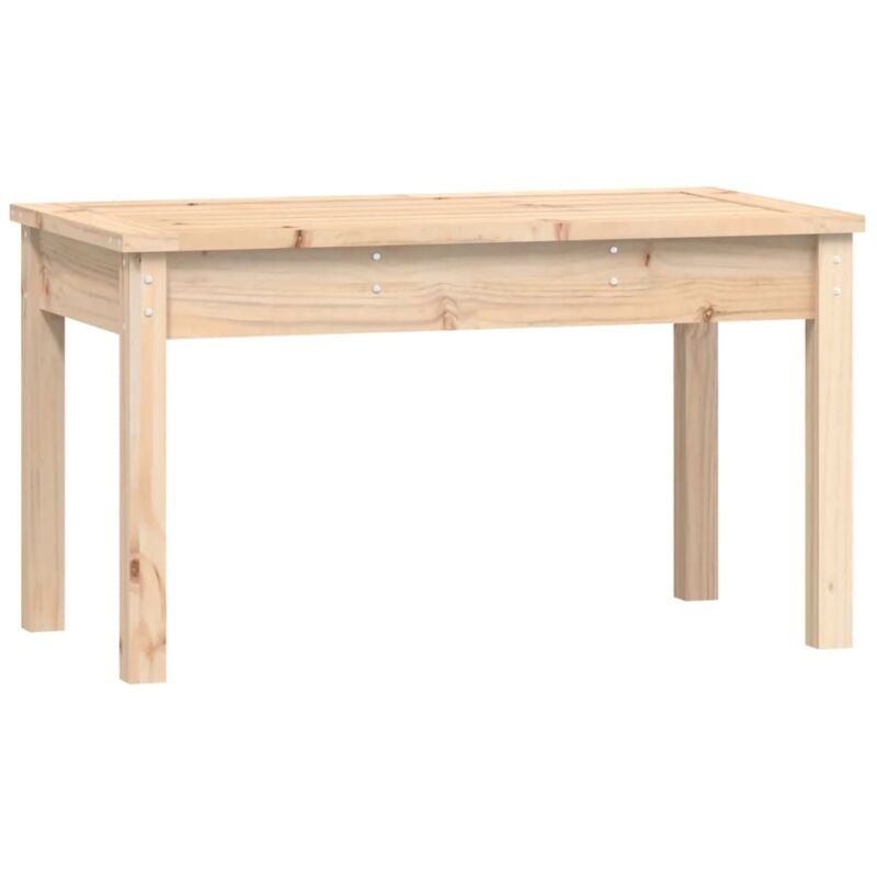 foto del prodotto panca da giardino 80x44x45 cm in legno massello di pino vidaxl