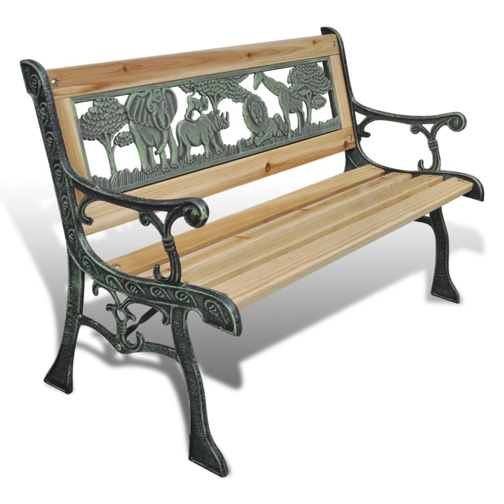 foto del prodotto panca da giardino arredo da esterno terrazza per bambini 84 cm legno 02 0011763