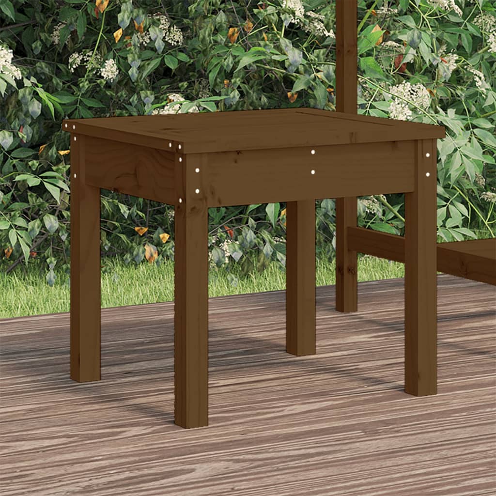 foto del prodotto panca da giardino miele 50x44x45 cm legno massello di pinocod mxl 129869