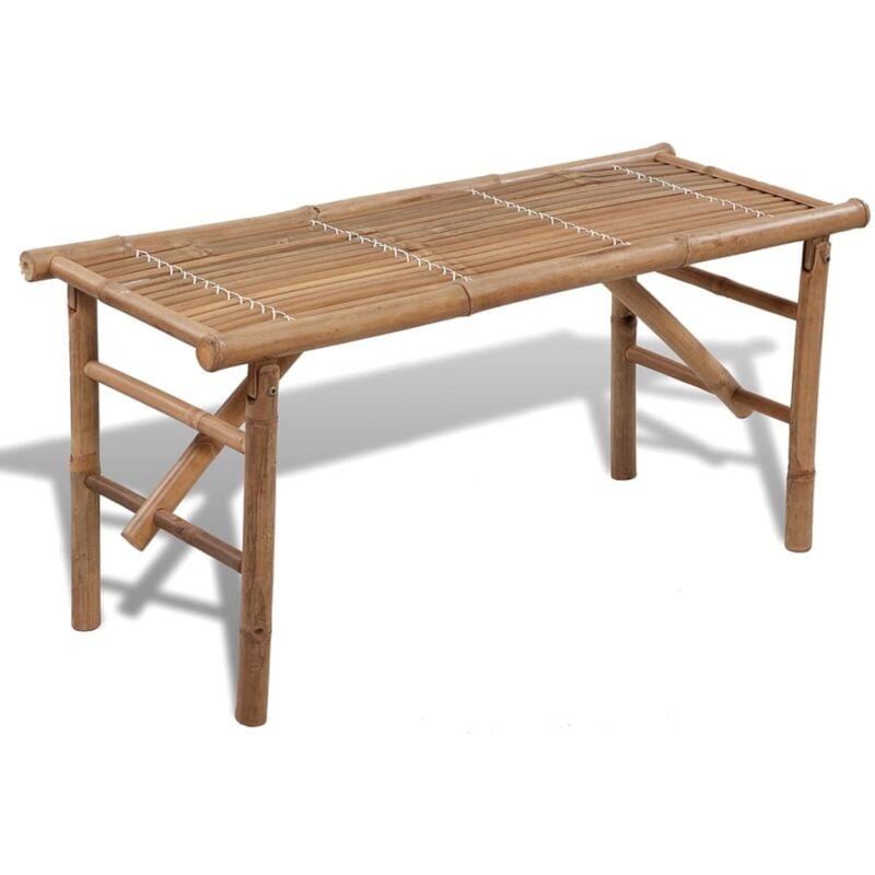 foto del prodotto panca da giardino pieghevole 118 cm in bamb vidaxl