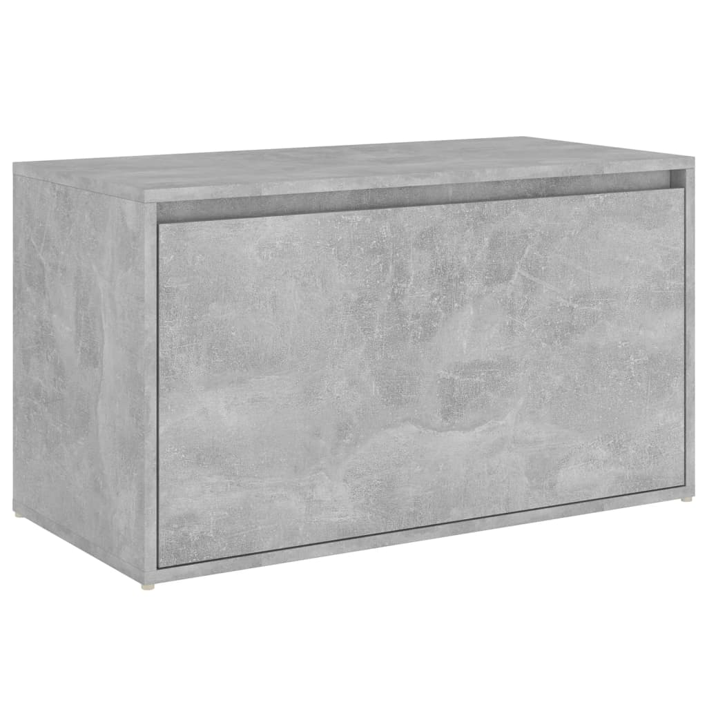 foto del prodotto panca da ingresso panca 80 x 40 x 45 cm in truciolato grigio cemento 02 0010863