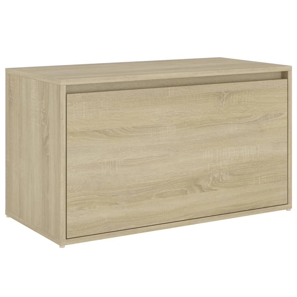 foto del prodotto panca da ingresso panca 80 x 40 x 45 cm in truciolato rovere sonoma 02 0010784