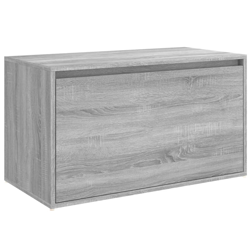 foto del prodotto panca da ingresso panca 80 x 40 x 45 cm multistrato grigio 02 0010859
