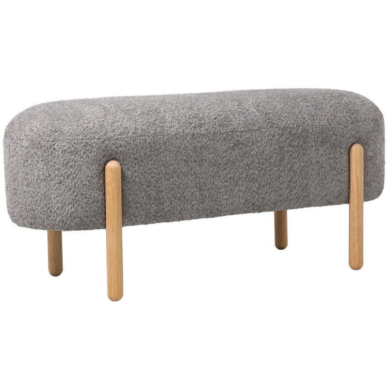 foto del prodotto panca dayla per interno, con struttura in compensato, da 108x41,5x48h cm naturale