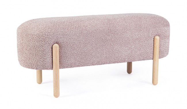 foto del prodotto panca dayla rosa antico 108x41.5x48