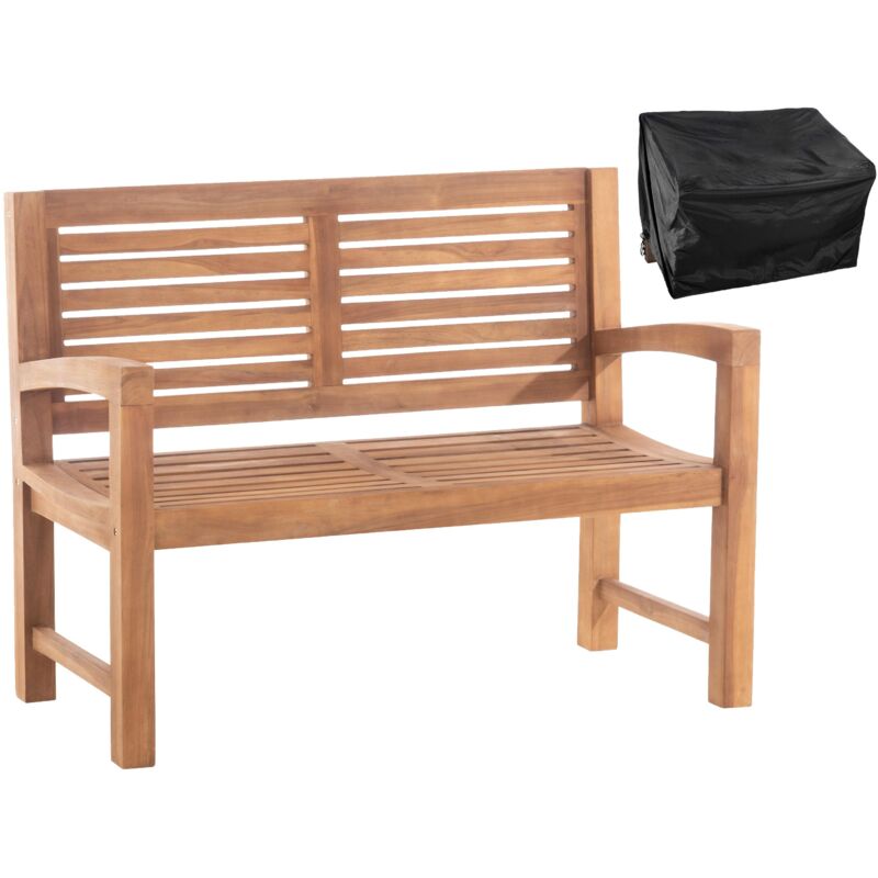 foto del prodotto panca in teak 120 cm con copertura halden