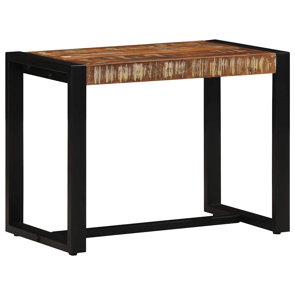 foto del prodotto panca multicolore 60x35x45 cm in legno massello recupero