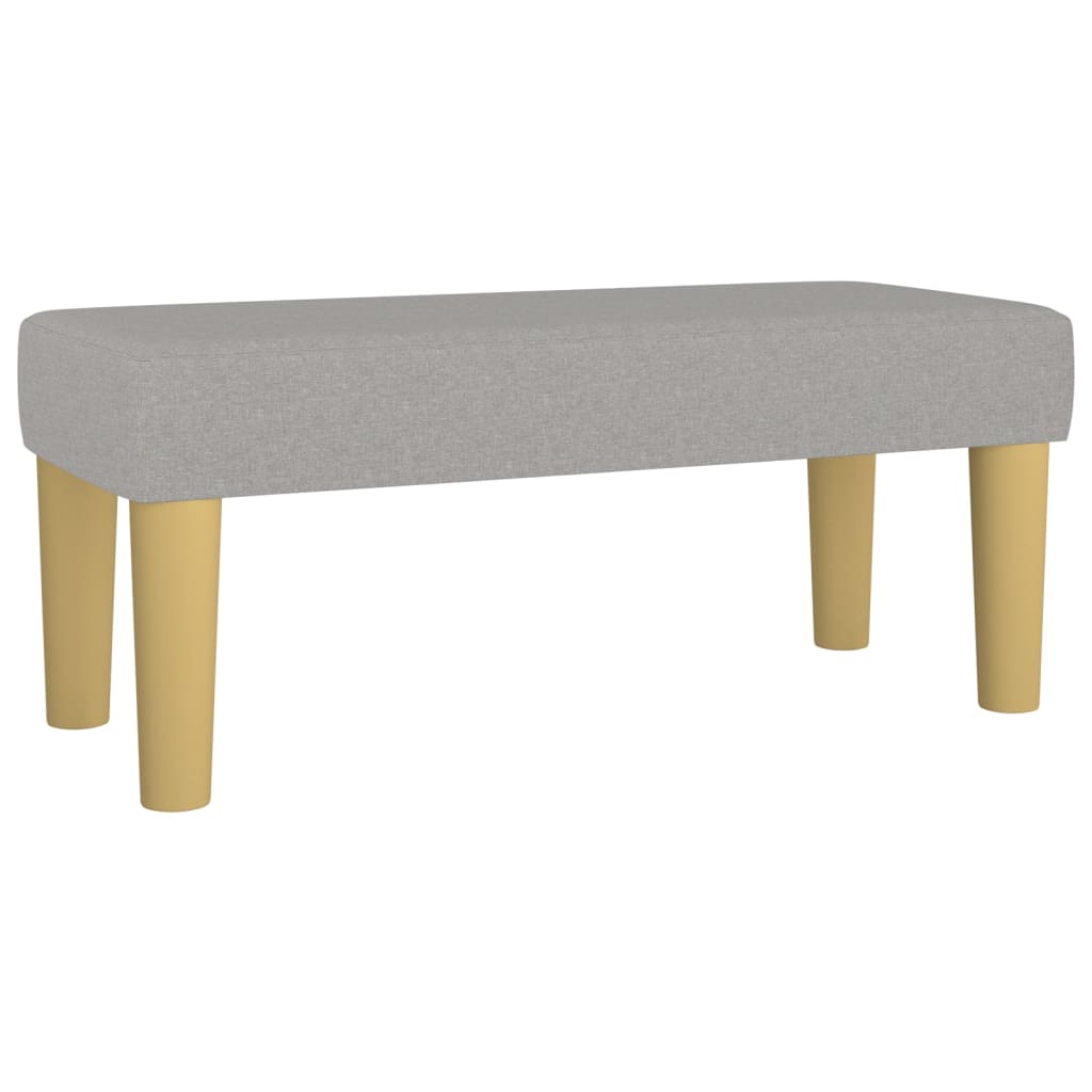 foto del prodotto panca panca 70 x 30 x 30 cm tessuto grigio chiaro 02 0010552