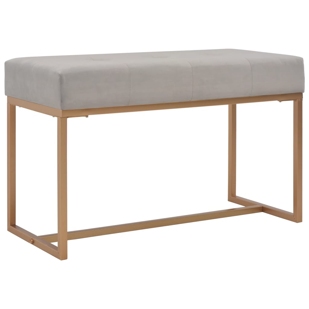 foto del prodotto panca panca 80 cm grigio velluto 02 0010752
