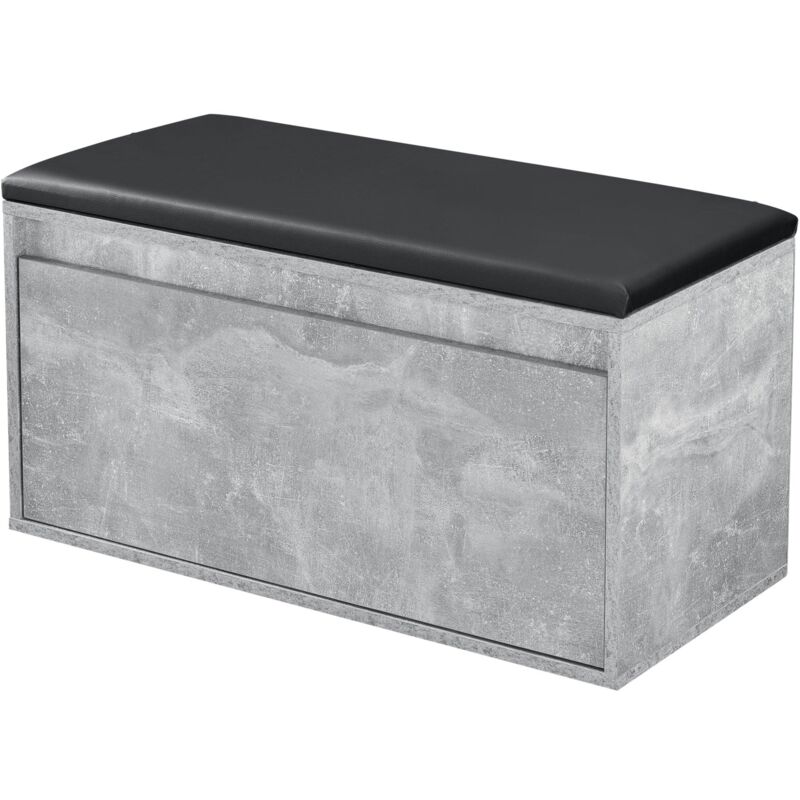 foto del prodotto panca per scarpe di design con cassetti mobile da ingresso con seduta imbottita elegante scarpiera per 3 paia di truciolato sintetico pu 80 x 39 x 45