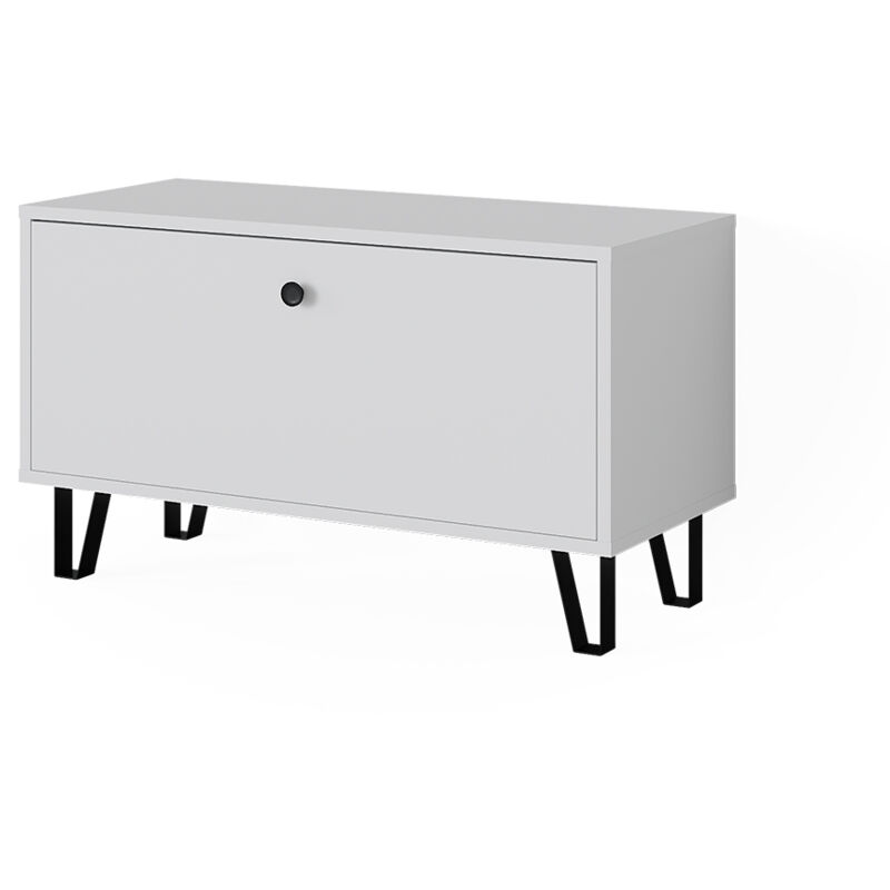 foto del prodotto panca per scarpe siri, bianco, 80 x 46 cm, vicco