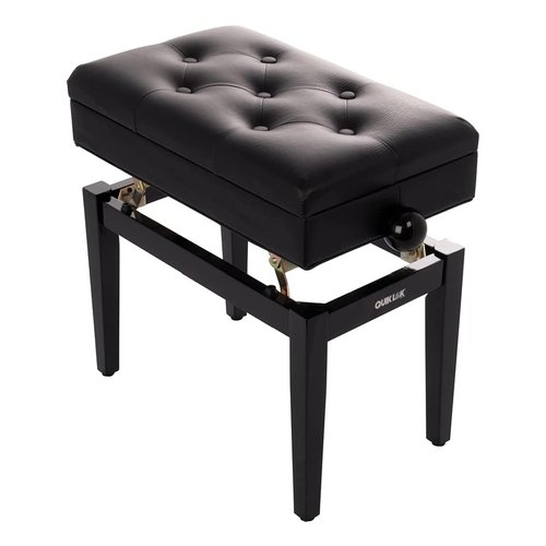 foto del prodotto panca pianoforte quiklok 10 01138 pb 106 bkl black