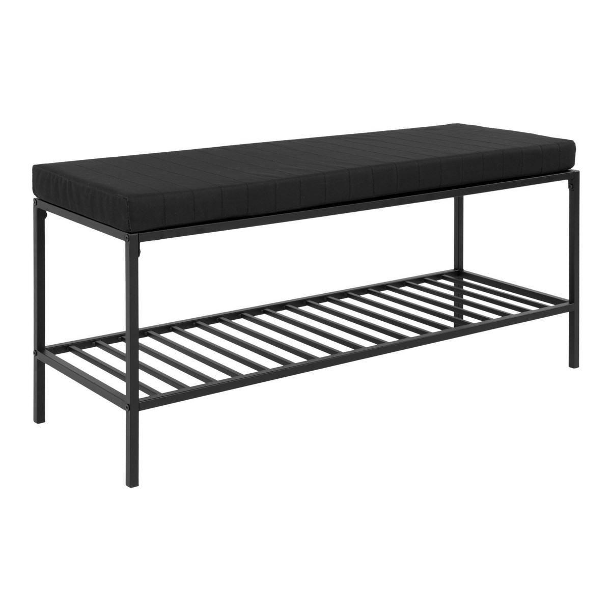 foto del prodotto panca vita, nero, metallo, 36x100x48,5 cm, epikasa