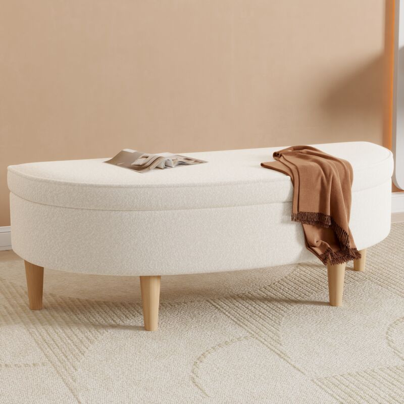 foto del prodotto panche, panche da letto, sgabelli da letto, superficie sgabello semicircolare, sagomata, panche per camera da letto, panche per pianoforte, panche