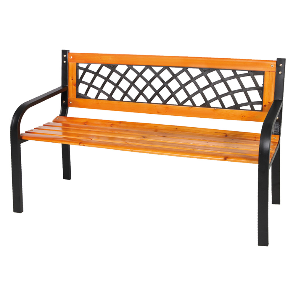 foto del prodotto panchina 39 gurzia 39 cm. 118 x 50 x h.75 nera