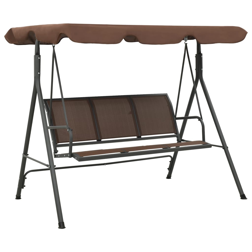 foto del prodotto panchina a dondolo da giardino con baldacchino caff cod mxl 43332