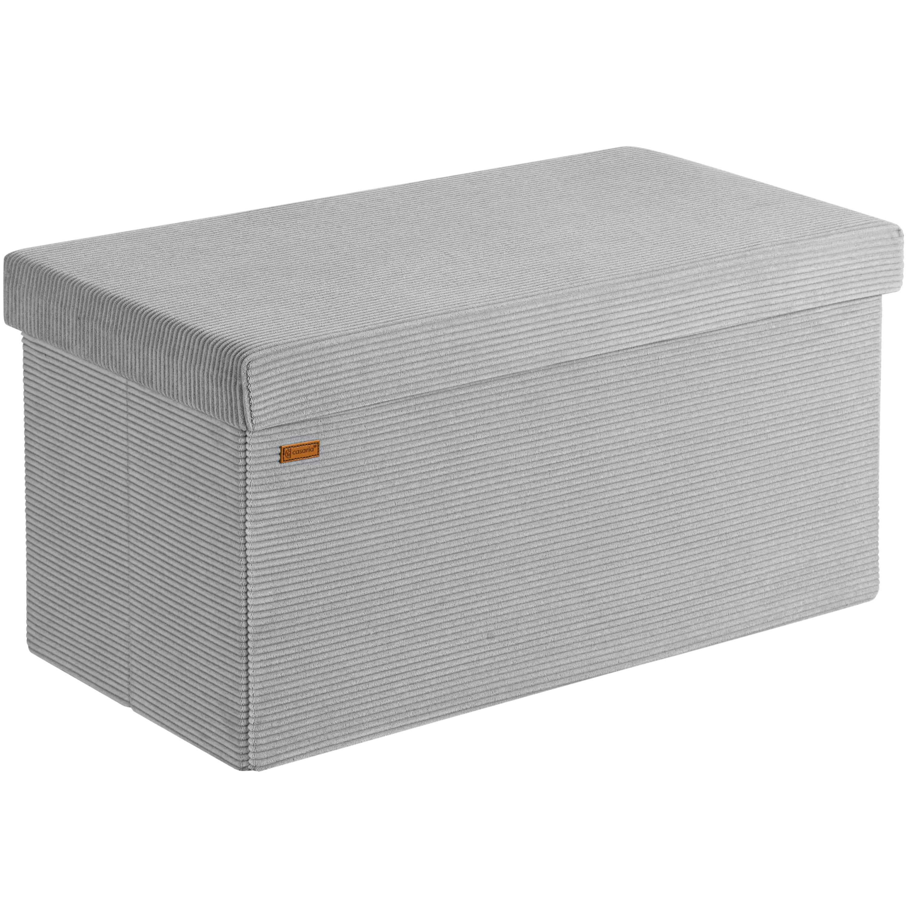 foto del prodotto panchina corda grigia 76x38x38cm mdf pieghevole
