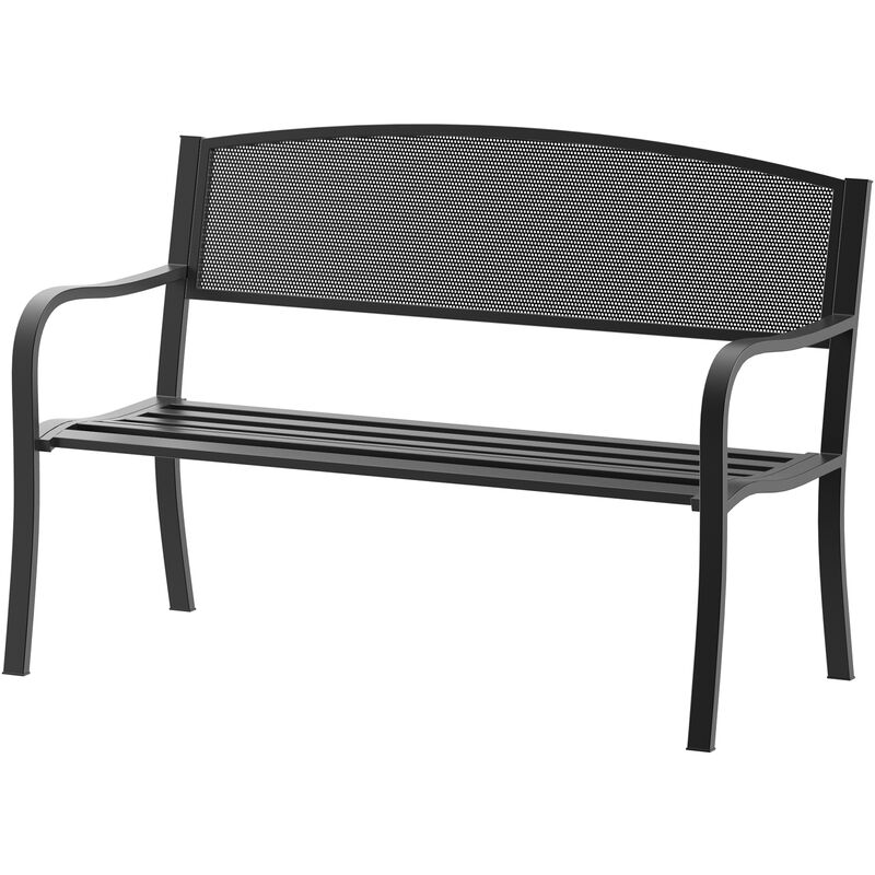 foto del prodotto panchina da esterno panca da giardino max 240kg 127 60 85cm outsunny