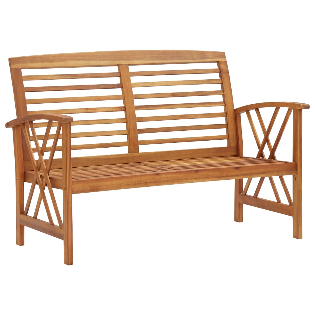foto del prodotto panchina da giardino 119 cm in legno massello d 39 acacia cod mxl 46133