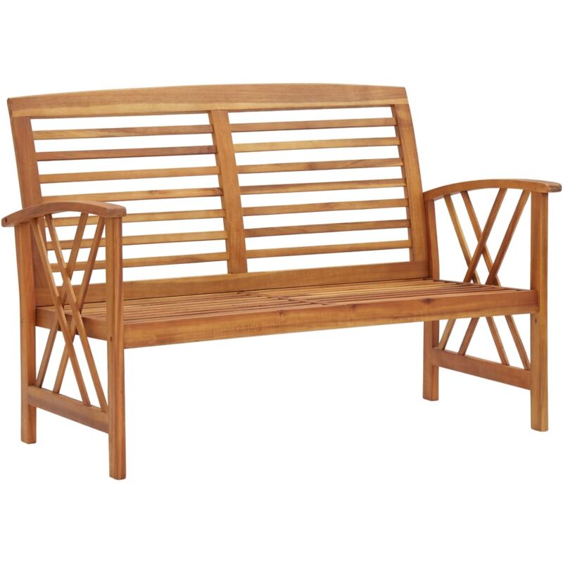 foto del prodotto panchina da giardino 119 cm in legno massello d acacia vidaxl