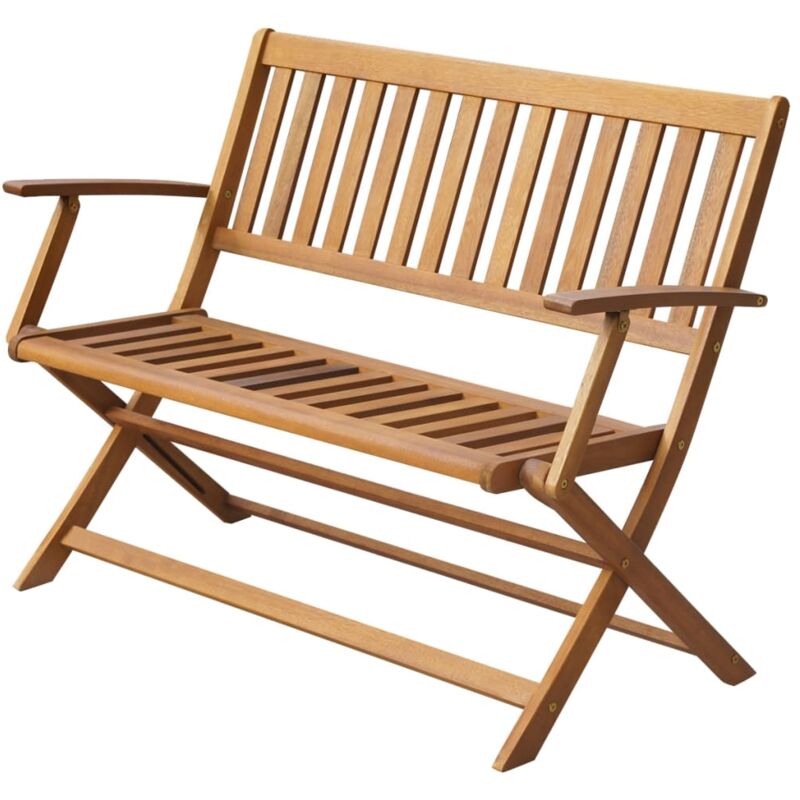 foto del prodotto panchina da giardino 120 cm in legno massello di acacia vidaxl
