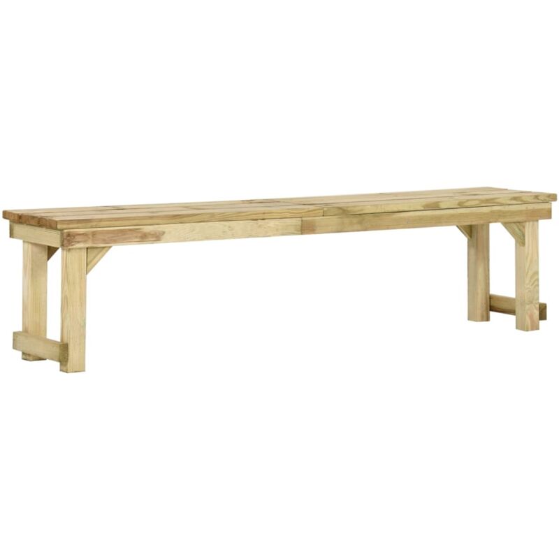 foto del prodotto panchina da giardino 180 cm in legno di pino impregnato vidaxl