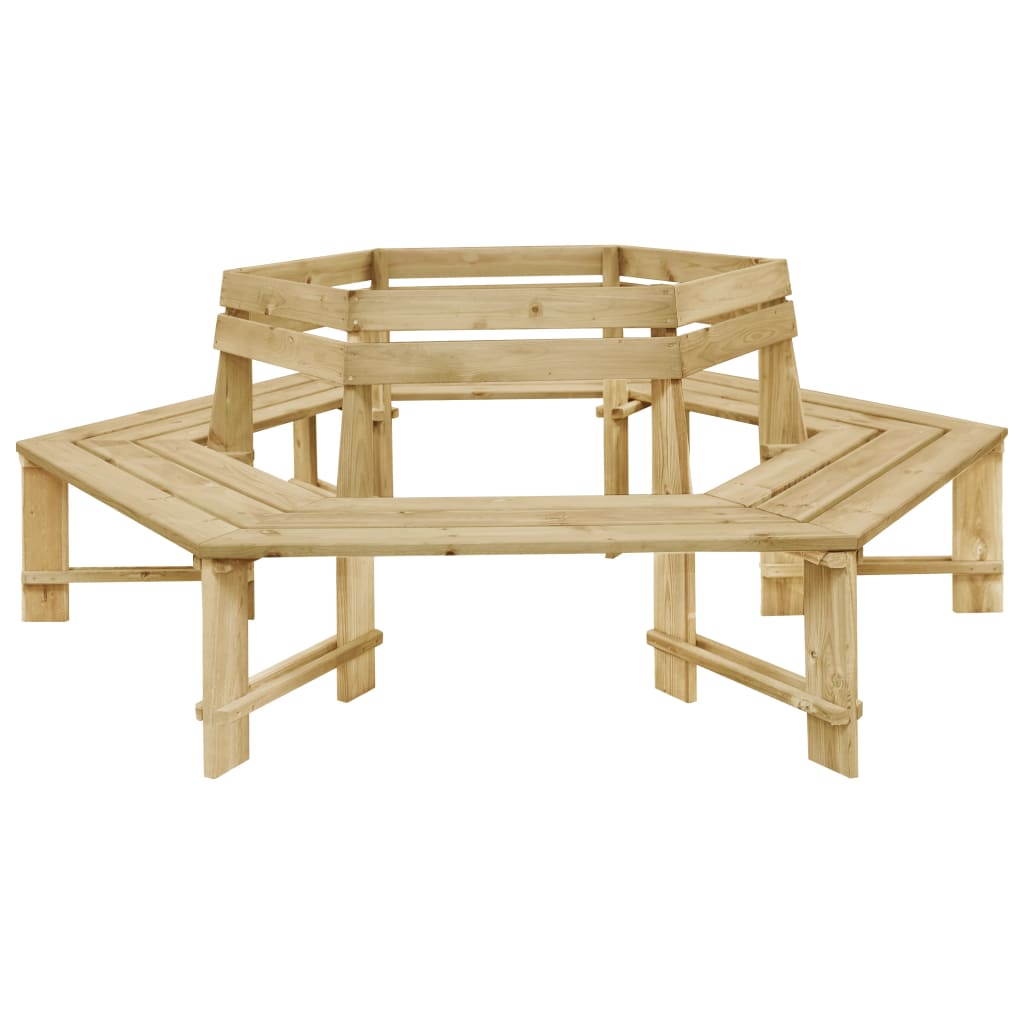 foto del prodotto panchina da giardino 240 cm in legno di pino impregnato