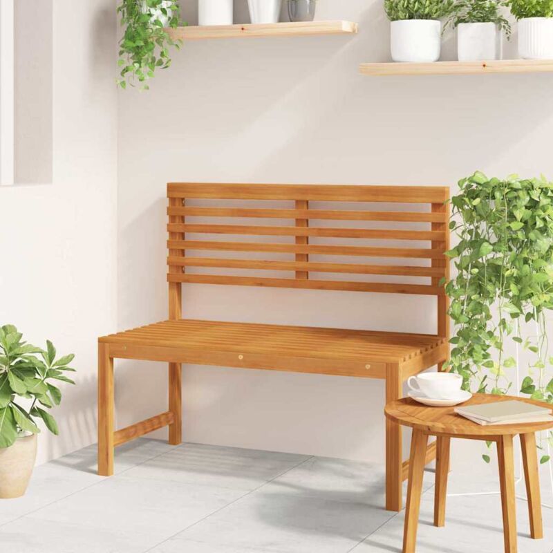 foto del prodotto panchina da giardino marrone 100 x 50 x 91cm vidaxl