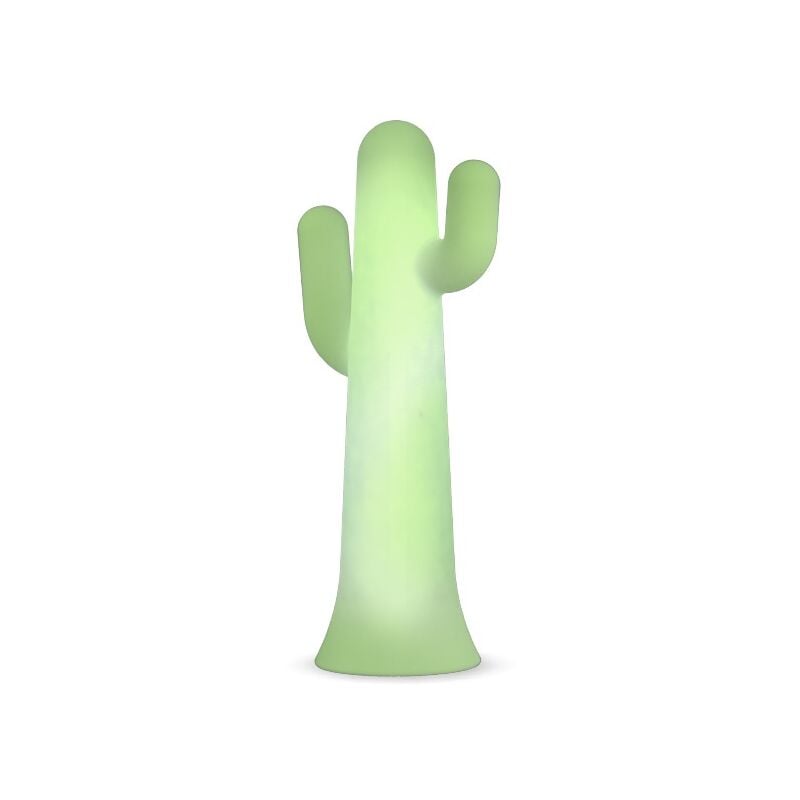 foto del prodotto pancho lime 140 cm di altezza. lampada da terra con cavo per interni ed esterni. luce led bianca fredda