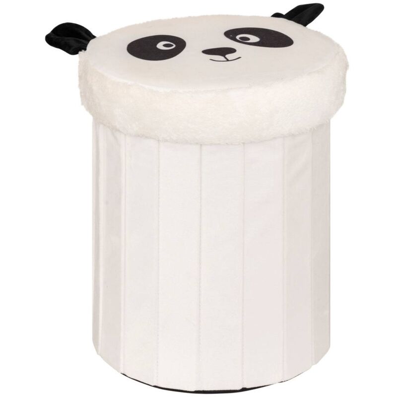 foto del prodotto panda pieghevole andy bianco e nero per bambini d30x36cm atmosphera cr ateur d int rieur