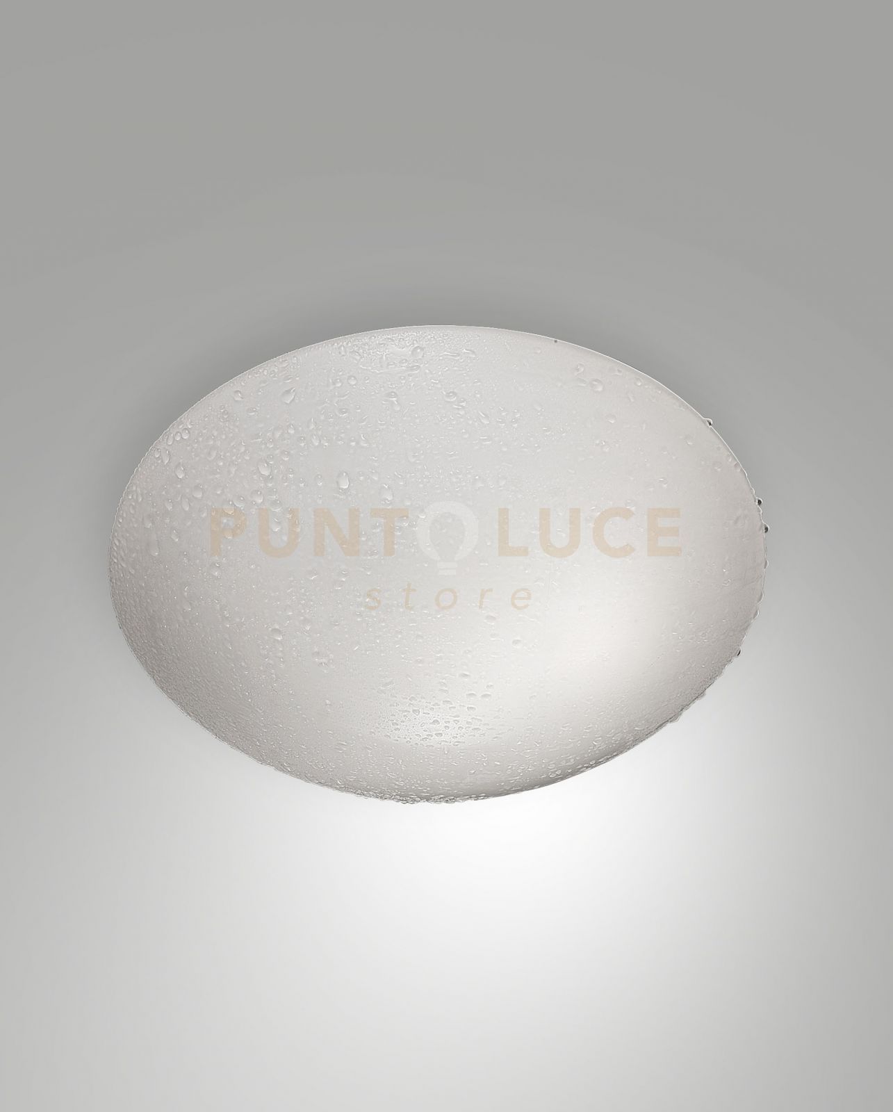 foto del prodotto pandora plafoniera bianca d.30 ip44 1 luce attacco e27
