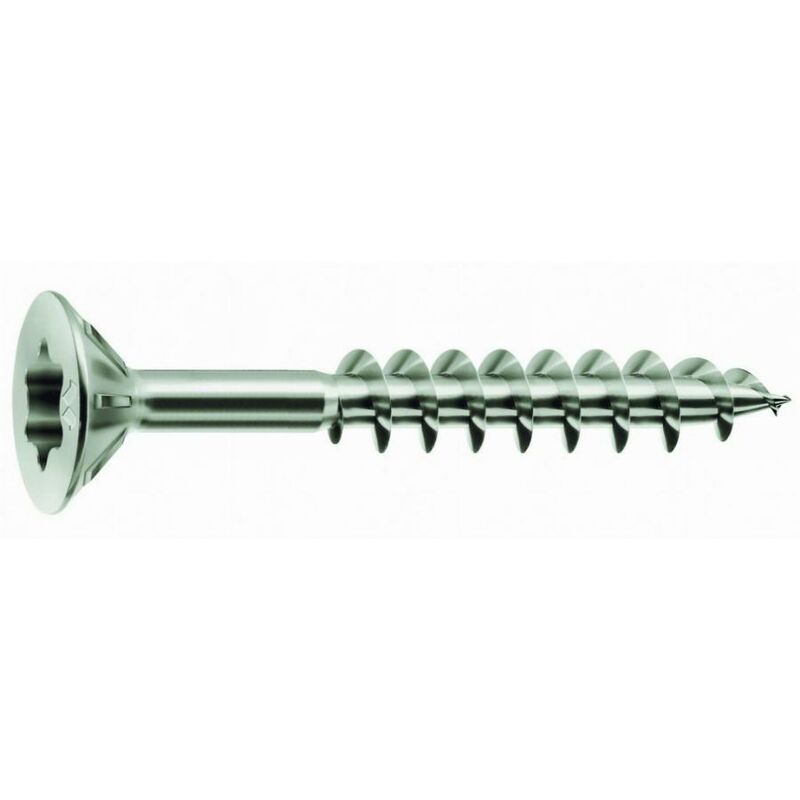 foto del prodotto panelvit vite per legno torx 5x100 mm filettatura svasata parziale confezione da 200 pfacxp501000c8c mustad