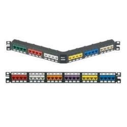 foto del prodotto pann.1u per 48 rj45 minicom nero - cpp48hdwbly