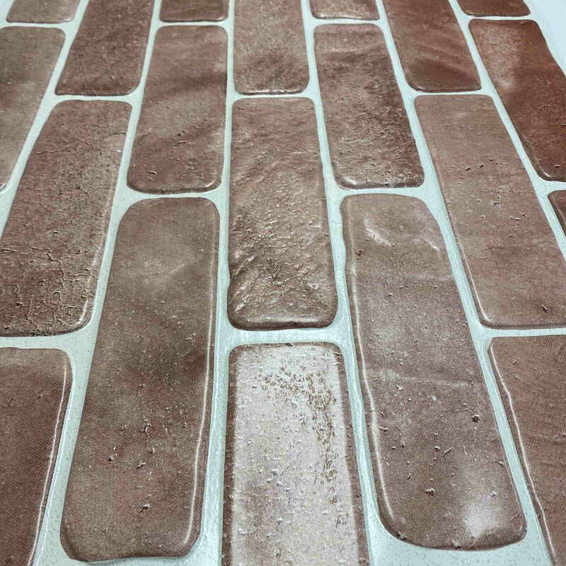 foto del prodotto pannelli 3d rivestimento a parete in pvc effetto mattoni antichi realistici e isolanti.
