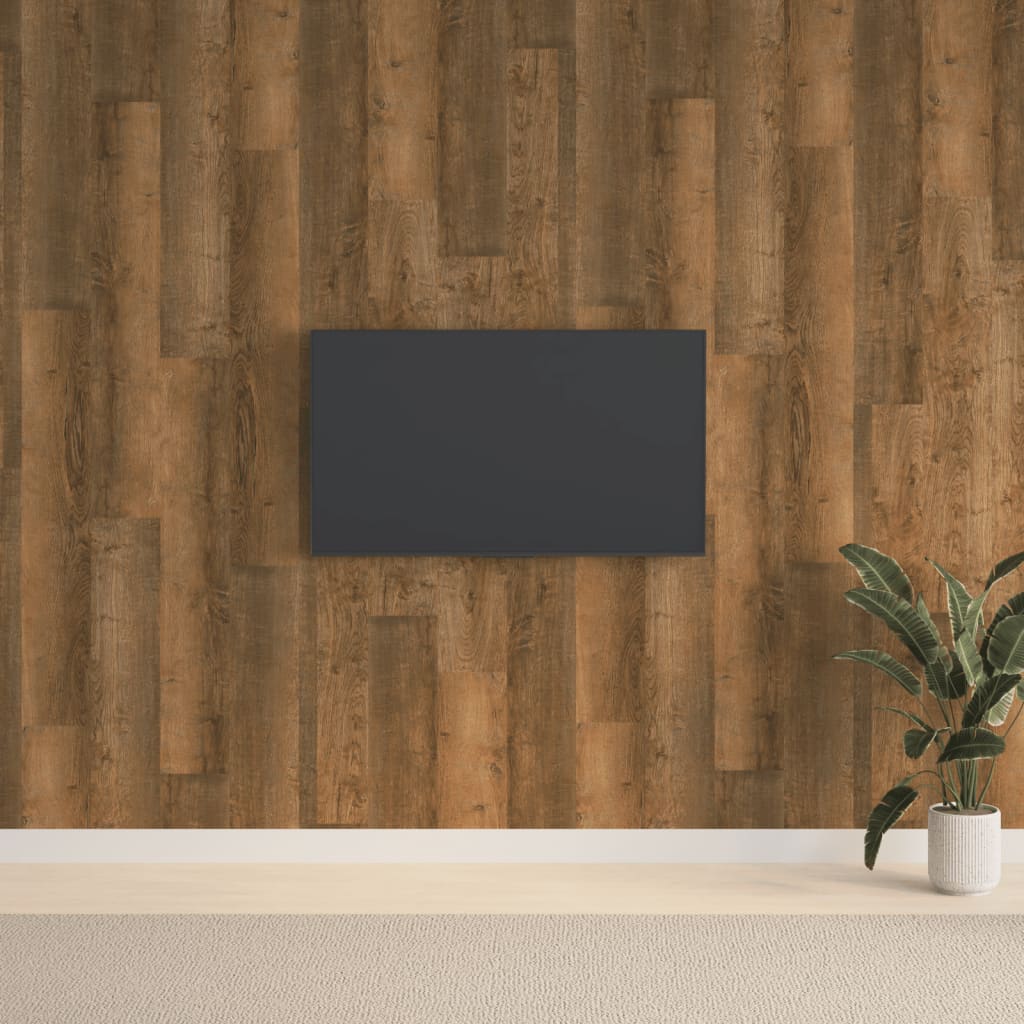 foto del prodotto pannelli da parete effetto legno marrone pvc 2,06 m cod mxl 22713